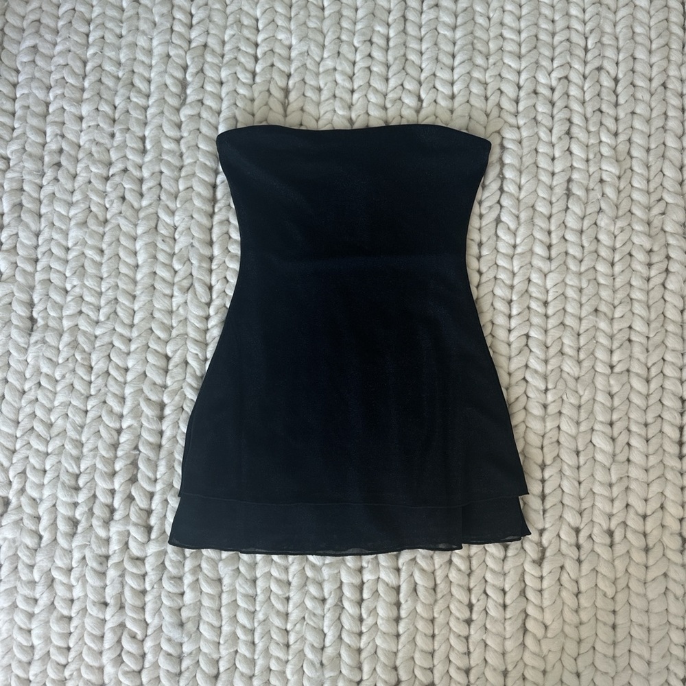 Princess Polly Classic Black Strapless Dress